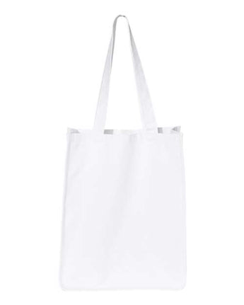 Pretreated Q-Tees Q125400 27L Jumbo Shopping Bag - White