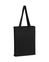 Pretreated Q-Tees Q800GS Canvas Gusset Promotional Tote - Lifestyle