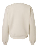 Pretreated American Apparel RF494 Women's ReFlex Fleece Crewneck Sweatshirt - Bone - Back