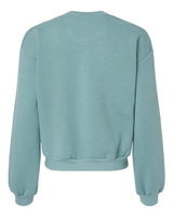 Pretreated American Apparel RF494 Women's ReFlex Fleece Crewneck Sweatshirt - Arctic - Back