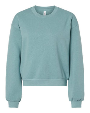 Pretreated American Apparel RF494 Women's ReFlex Fleece Crewneck Sweatshirt - Arctic