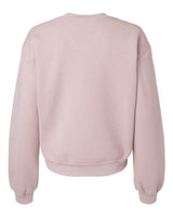 Pretreated American Apparel RF494 Women's ReFlex Fleece Crewneck Sweatshirt - Blush - Back