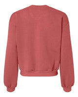 Pretreated American Apparel RF494 Women's ReFlex Fleece Crewneck Sweatshirt - Canyon - Back