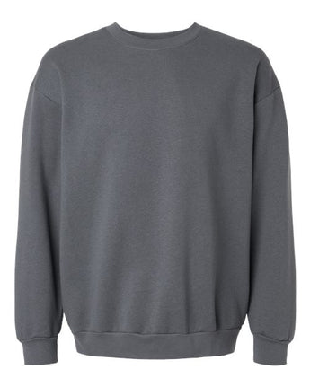 Pretreated American Apparel RF496 Unisex ReFlex Fleece Crewneck Sweatshirt - Asphalt