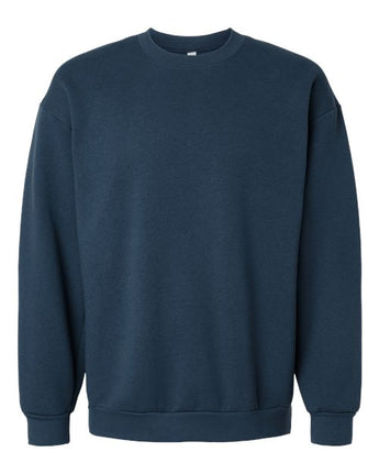 Pretreated American Apparel RF496 Unisex ReFlex Fleece Crewneck Sweatshirt - Sea Blue