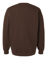 Pretreated American Apparel RF496 Unisex ReFlex Fleece Crewneck Sweatshirt - Brown - Back
