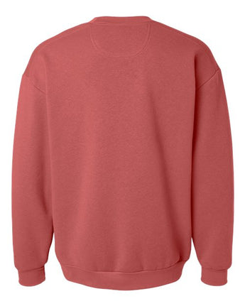 Pretreated American Apparel RF496 Unisex ReFlex Fleece Crewneck Sweatshirt - Canyon - Back