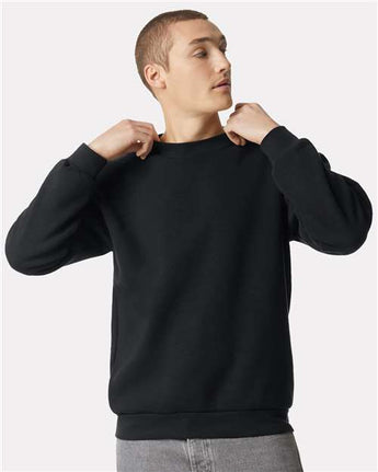 Pretreated American Apparel RF496 Unisex ReFlex Fleece Crewneck Sweatshirt - Lifestyle