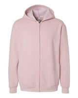 Pretreated American Apparel RF497 Unisex ReFlex Fleece Full-Zip Hoodie Sweatshirt - Blush