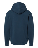 Pretreated American Apparel RF497 Unisex ReFlex Fleece Full-Zip Hoodie Sweatshirt - Sea Blue - Back