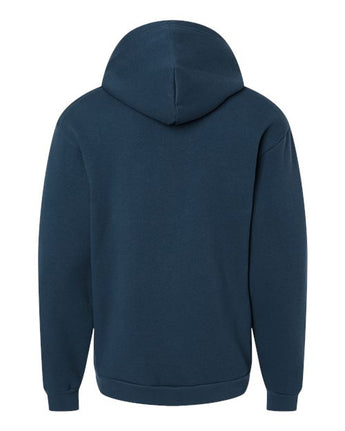 Pretreated American Apparel RF497 Unisex ReFlex Fleece Full-Zip Hoodie Sweatshirt - Sea Blue - Back