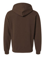 Pretreated American Apparel RF497 Unisex ReFlex Fleece Full-Zip Hoodie Sweatshirt - Brown - Back