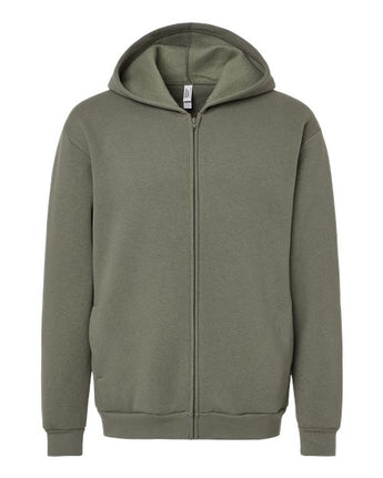 Pretreated American Apparel RF497 Unisex ReFlex Fleece Full-Zip Hoodie Sweatshirt - Lieutenant