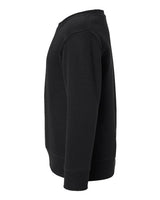 Pretreated Rabbit Skins 3317 Toddler Fleece Crewneck Sweatshirt - Black - Side