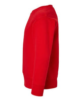 Pretreated Rabbit Skins 3317 Toddler Fleece Crewneck Sweatshirt - Red - Side