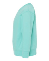 Pretreated Rabbit Skins 3317 Toddler Fleece Crewneck Sweatshirt - Chill - Side
