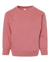 Pretreated Rabbit Skins 3317 Toddler Fleece Crewneck Sweatshirt - Mauvelous