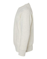Pretreated Rabbit Skins 3317 Toddler Fleece Crewneck Sweatshirt - Natural Heather - Side