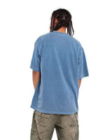 Pretreated Shaka Wear SHGD Unisex Garment-Dyed T-Shirt - Washed Denim - On Model - Back