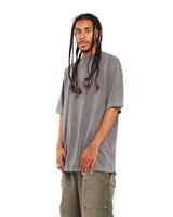 Pretreated Shaka Wear SHGD Unisex Garment-Dyed T-Shirt - Cement - On Model - Side