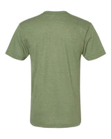 Pretreated American Apparel TR401 Unisex Triblend Track Tee - Tri-Olive - Back