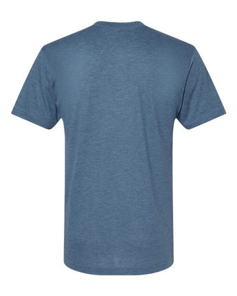 Pretreated American Apparel TR401 Unisex Triblend Track Tee - Tri-Dusk - Back