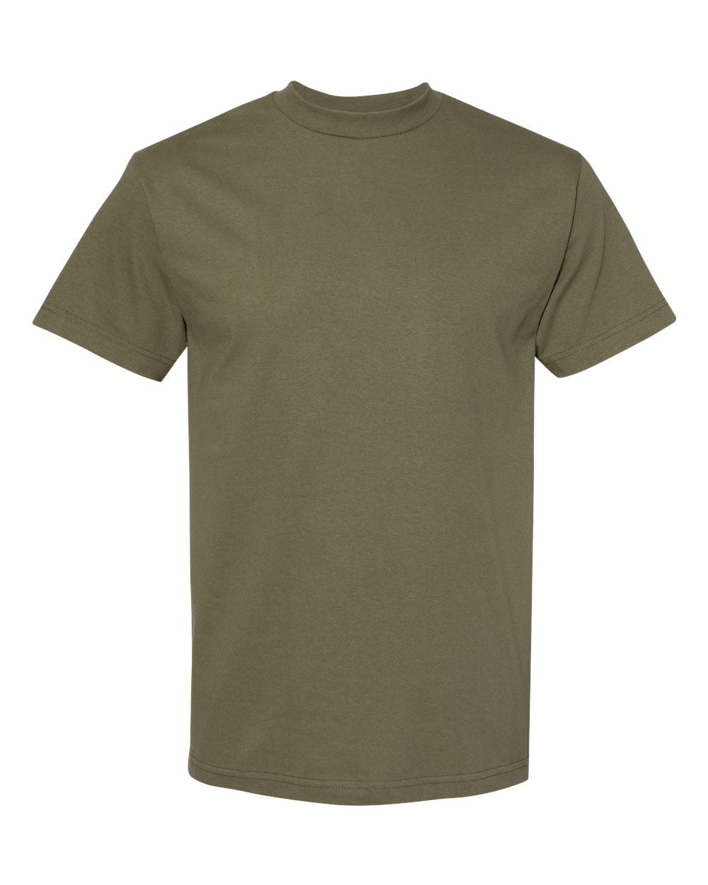 Pretreated American Apparel 1301 Heavy Cotton Tee - Military Green