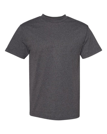 Pretreated American Apparel 1301 Heavy Cotton Tee - Heather Charcoal