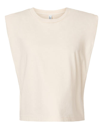 American Apparel 307GD Garment-Dyed Women's Heavyweight Muscle Tee - Faded Cream