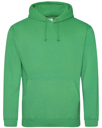 Pretreated AWDis JHA001 Unisex College Hooded Sweatshirt - Kelly Green