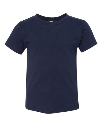 Pretreated Bella + Canvas 3001T Toddler Jersey Tee - Navy