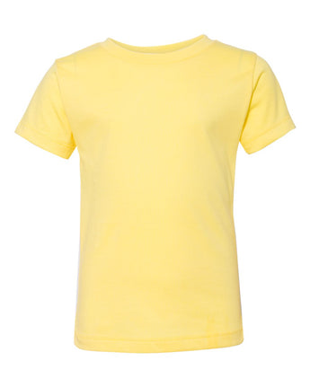 Pretreated Bella + Canvas 3001T Toddler Jersey Tee - Yellow