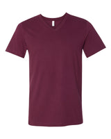 Pretreated Bella Canvas 3005 Jersey V-Neck Tee - Maroon