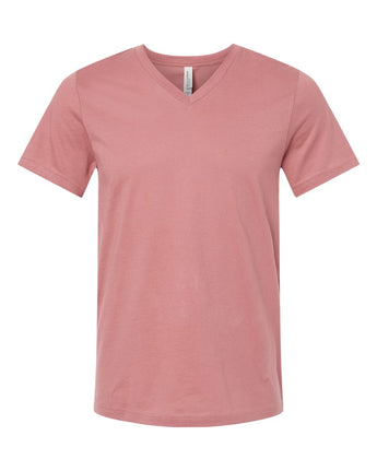 Pretreated Bella Canvas 3005 Jersey V-Neck Tee - Mauve