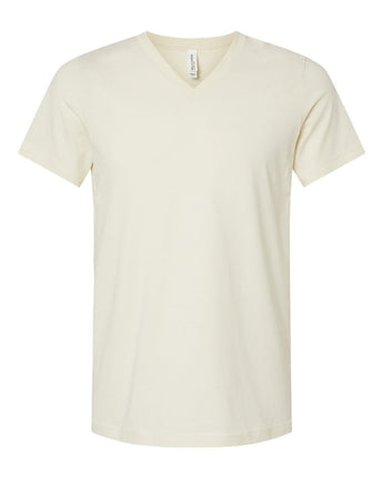 Pretreated Bella Canvas 3005 Jersey V-Neck Tee - Natural