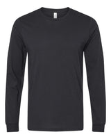 Pretreated BELLA+CANVAS 3501 Unisex Jersey Long Sleeve Tee - Vintage Black