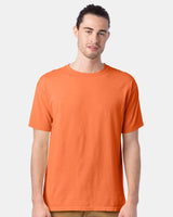 Pretreated ComfortWash GDH100 Garment-Dyed T-Shirt - Horizon Orange