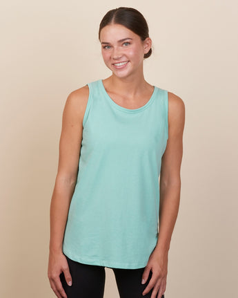 Pretreated Enza 00579 Ladies Essential Relaxed Tank - Faded Sunglass