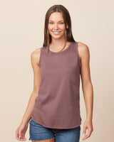 Pretreated Enza 00579 Ladies Essential Relaxed Tank - Java