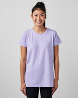 Pretreated Enza 02479 Ladies Essential Relaxed Crew - Orchid