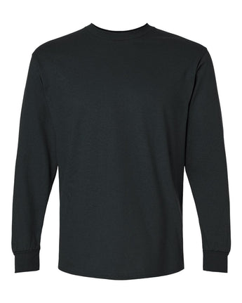 Pretreated Gildan 2400 Ultra Cotton Long Sleeve T-Shirt - Black