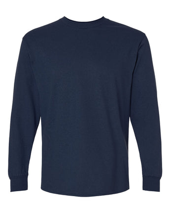 Pretreated Gildan 2400 Ultra Cotton Long Sleeve T-Shirt - Navy