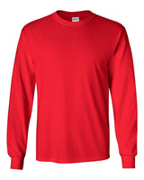 Pretreated Gildan 2400 Ultra Cotton Long Sleeve T-Shirt - Red