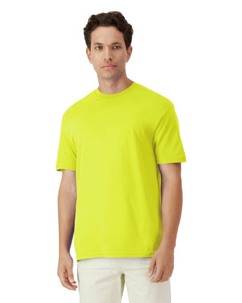 Pretreated Gildan 3000 Unisex Light Cotton T-Shirt - Safety Green