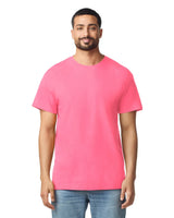 Pretreated Gildan 3000 Light Cotton T-Shirt - Safety Pink