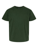 Pretreated Gildan 3000B Youth Light Cotton T-Shirt - Forest Green