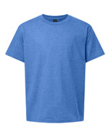 Pretreated Gildan 3000B Youth Light Cotton T-Shirt - Heather Royal