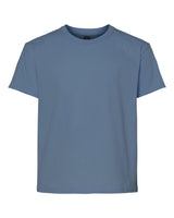 Pretreated Gildan 3000B Youth Light Cotton T-Shirt - Indigo Blue