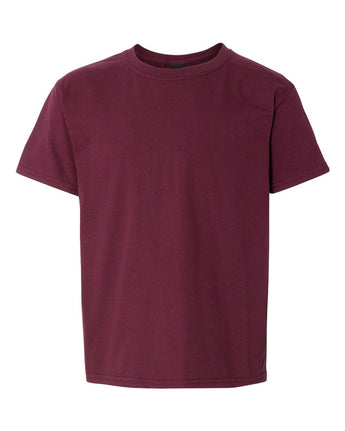 Pretreated Gildan 3000B Youth Light Cotton T-Shirt - Maroon