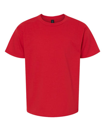 Pretreated Gildan 3000B Youth Light Cotton T-Shirt - Red